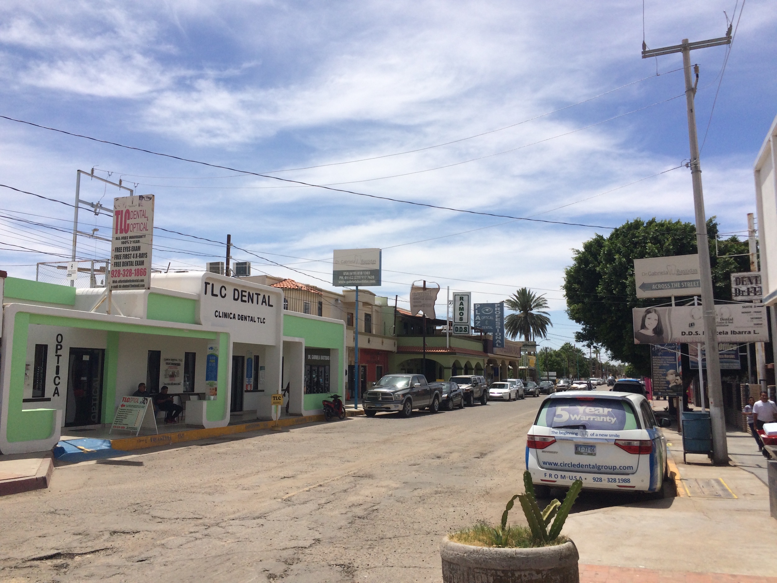 Dental offices in Los Algodones