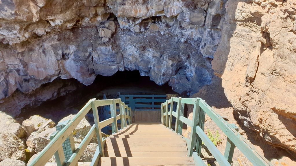 Descent into the Bandera Ice Cave