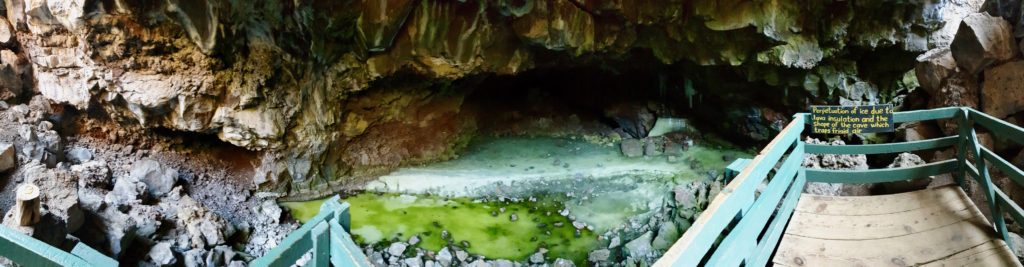 Panorama of the Bandera Ice Cave