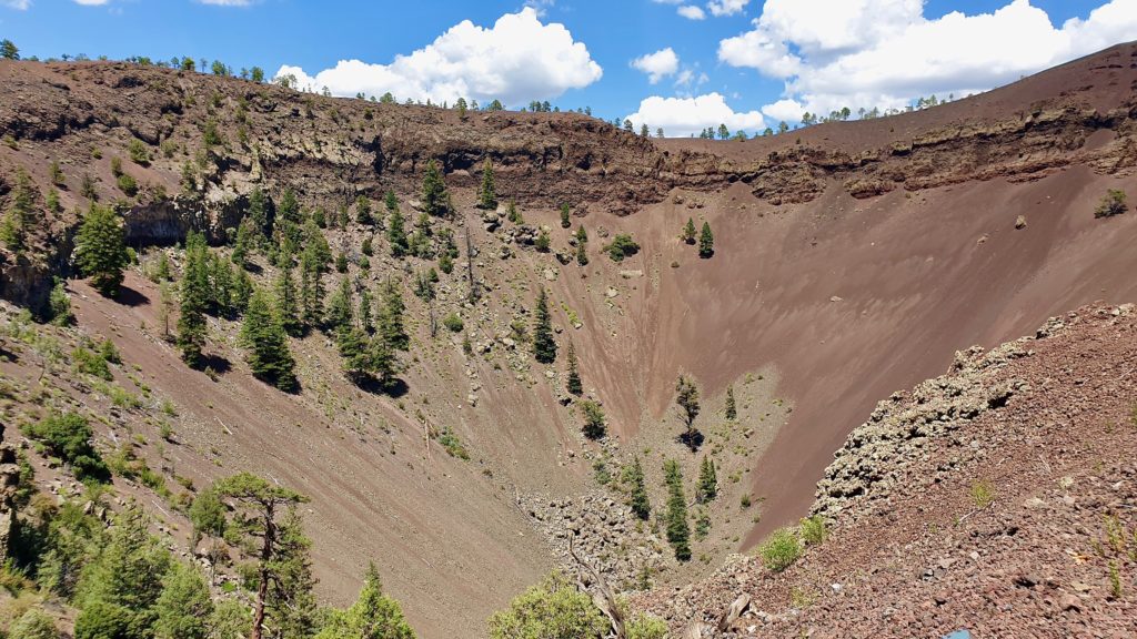 Caldera of the Bandera Volcano