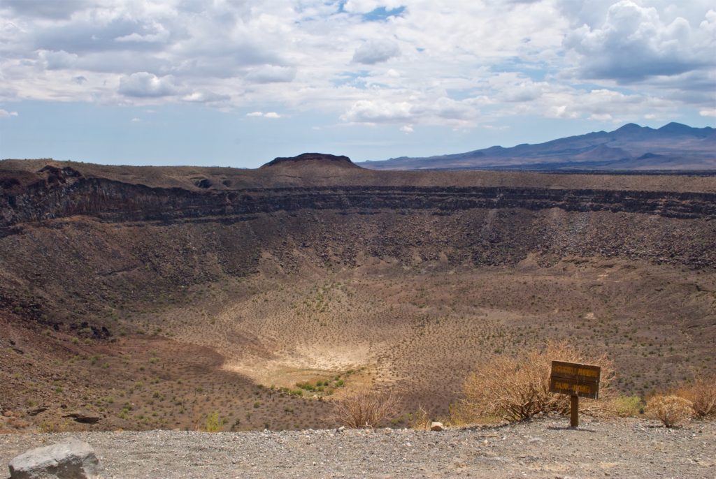 El Elegante Crater at El Pinacate Biosphere Reserve in Sonora, Mexico