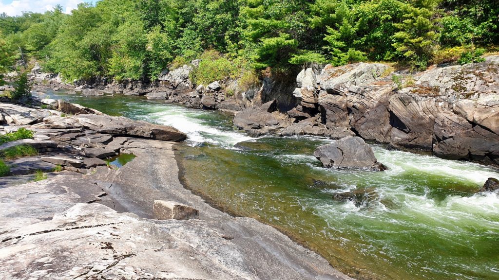 Rapids where we stopped for a picnic lunch