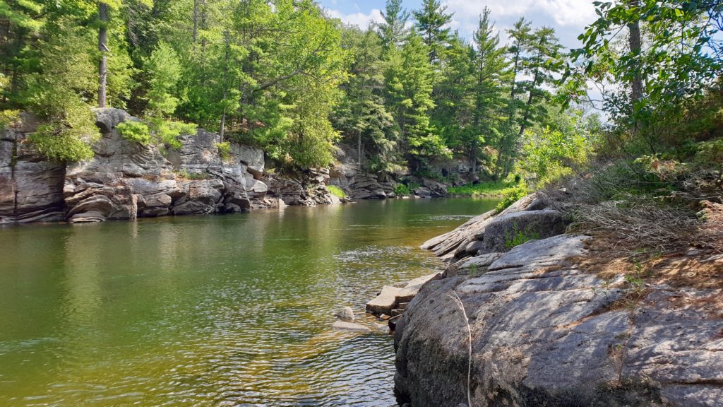 A tranquil day on the river