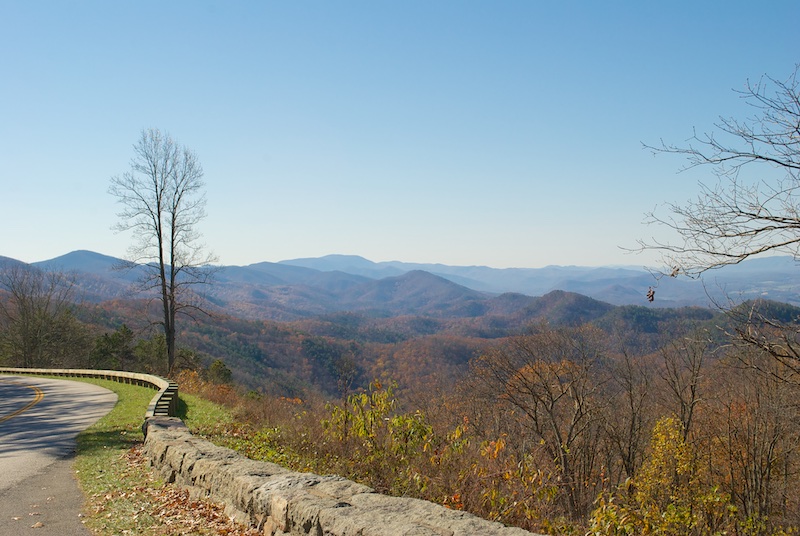 Does it get any better than crisp air and beautiful mountain views along the Blue Ridge Parkway