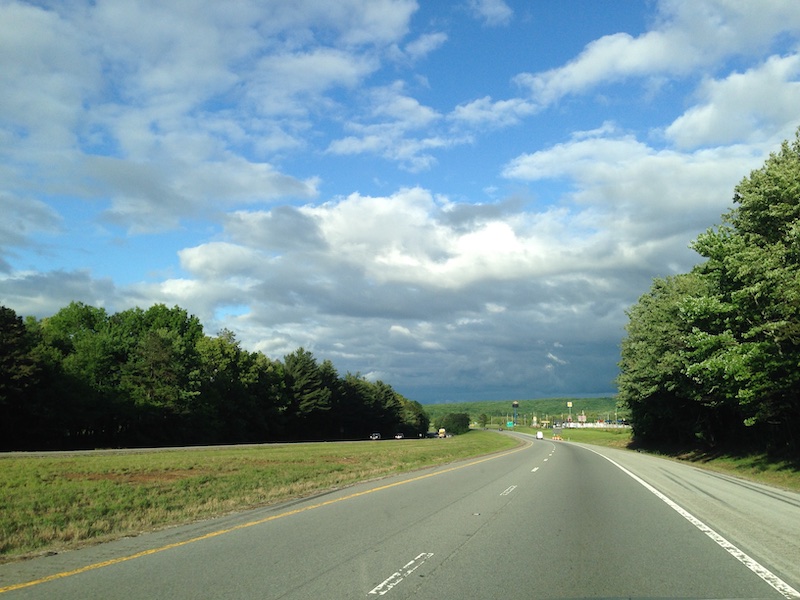 Scenery near the Great River Road in Tennessee.