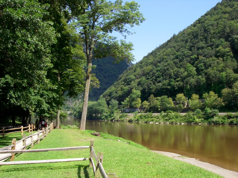 Boost your mental health and find your inner peace on the shores of the Delaware River.