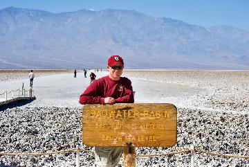 Badwater Basin photo scaled down with Python Pillow