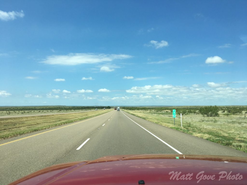 You can see forever on a clear summer day in the Texas Panhandle