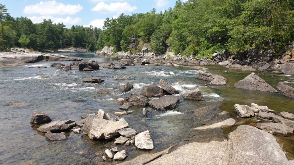 River landscape near Gravenhurst, Ontario