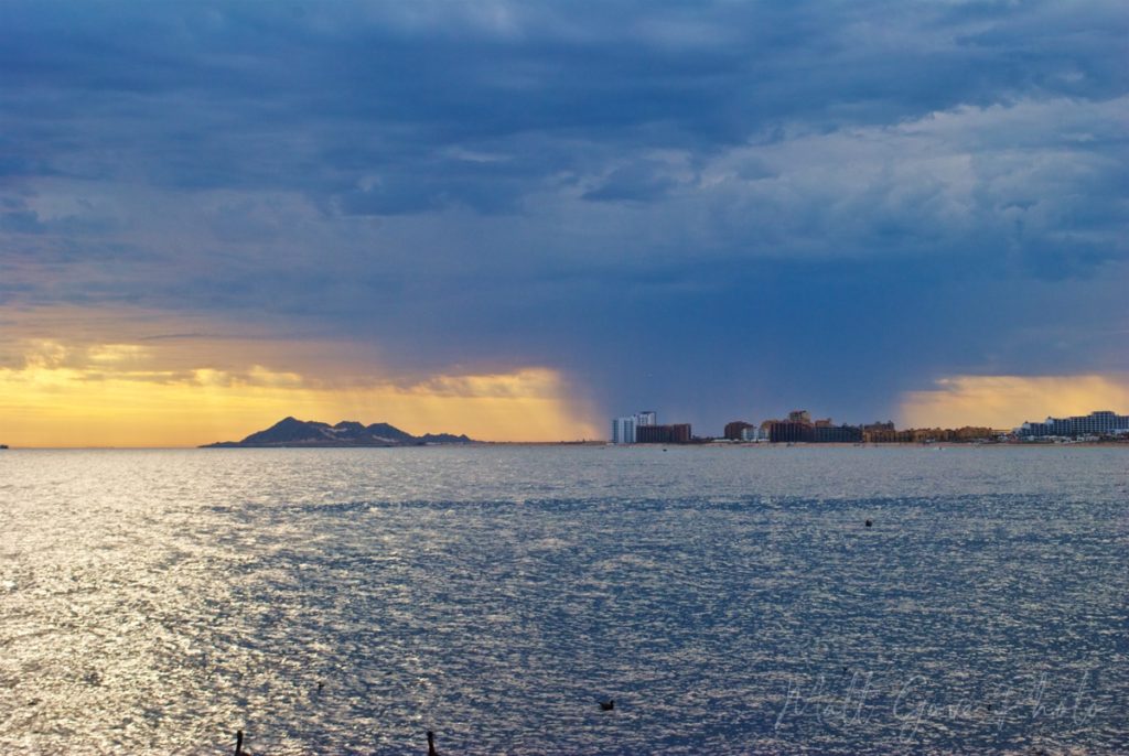 Summer monsoon storms over Puerto Penasco, Sonora, Mexico