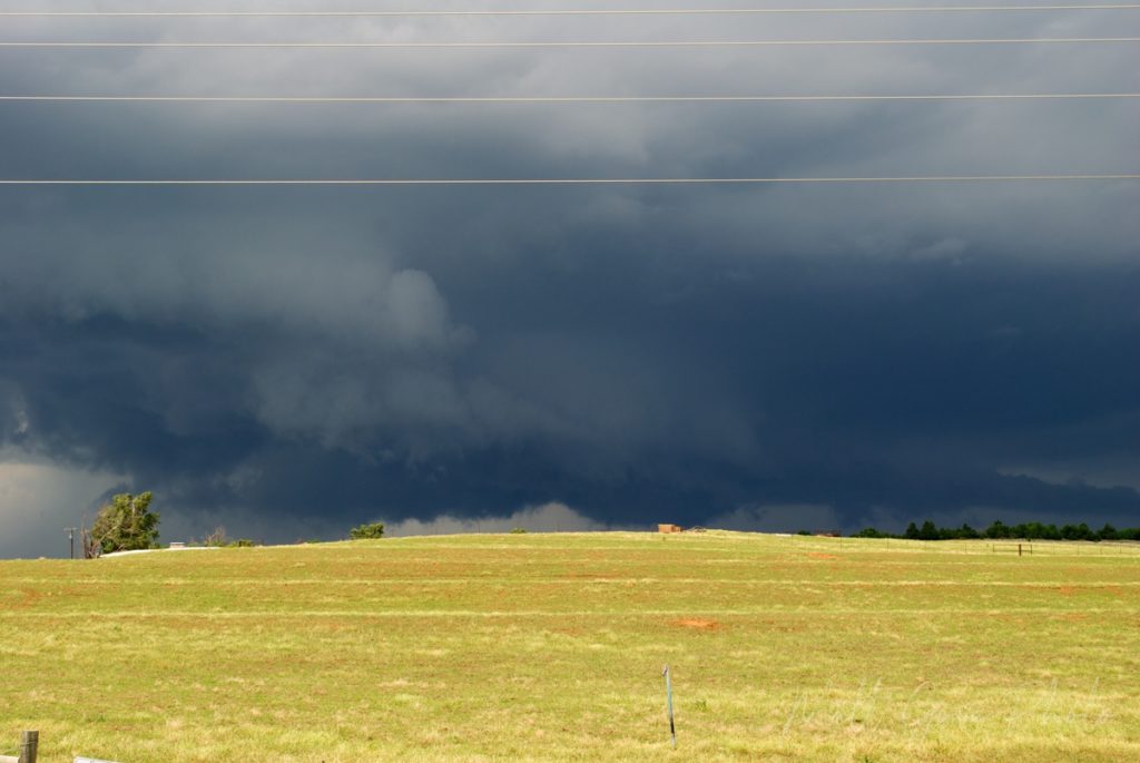 Supercell near Chickasha, Oklahoma