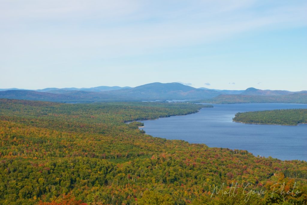 The Height of Land Overlook in Maine has some of the most breathtaking fall colors in New England.