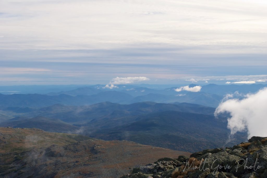 Scenic vistas from the summit of Mt. Washington