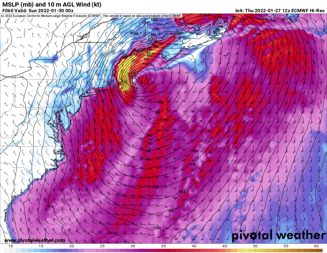 Wicked Bomb Cyclone Set to Pound New England with Wind and Snow