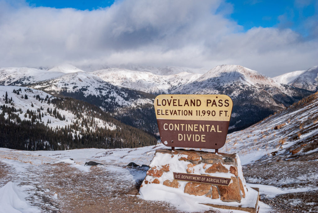 Top of Loveland Pass, Colorado